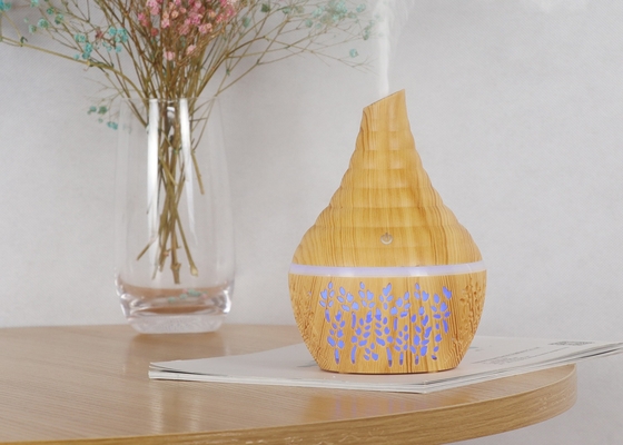 O vaso portátil da luz colorida da noite dá forma ao humidificador ultrassônico do ar