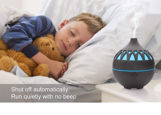 projeto novo do humidificador essencial de 180ml USB Mini Diffuser Wood Electric Purifier