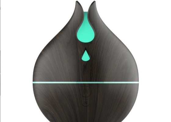 Humidificador desktop da cavidade da máquina da aromaterapia da grão da madeira de 200ML mini USB